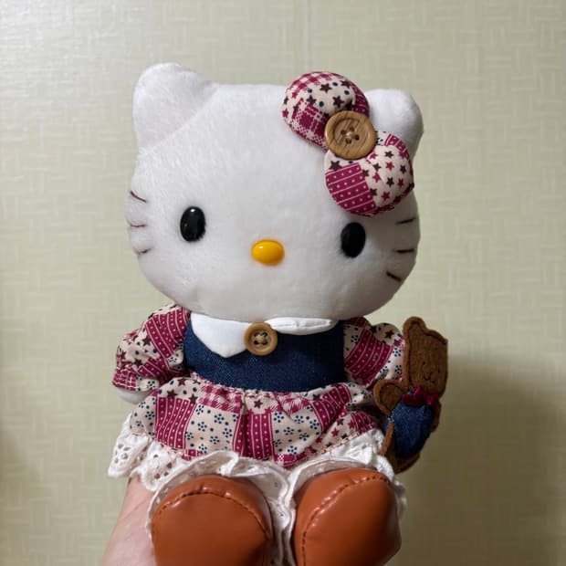 산리오 고전 레트로 키티 인형