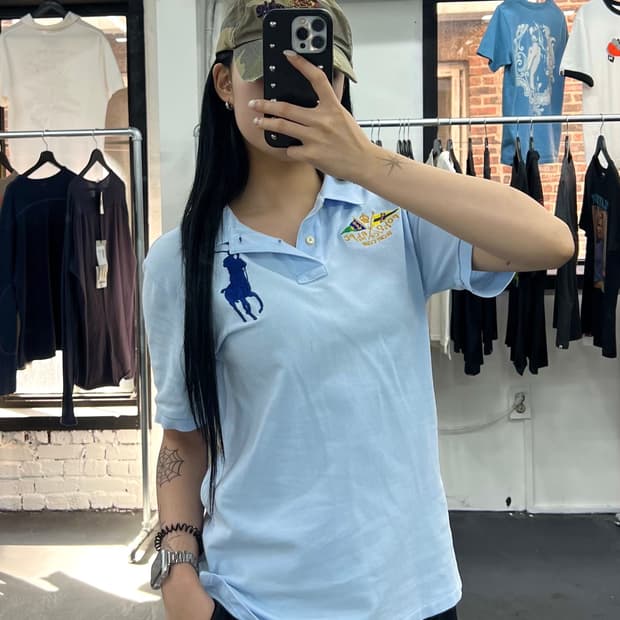 폴로 랄프로렌 빅포니 소라 카라 티셔츠