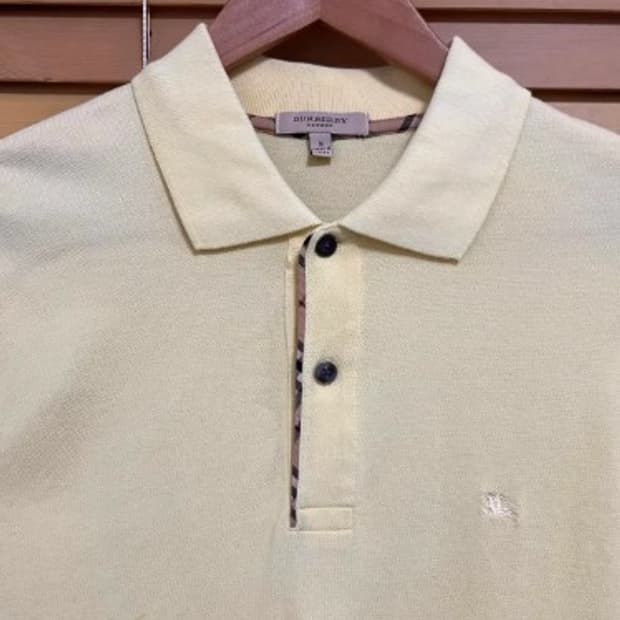 버버리 남성 PK카라 반팔티셔츠 S
