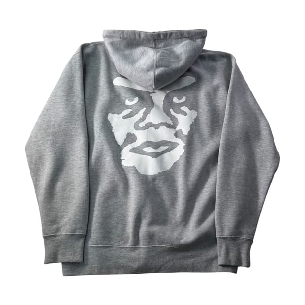 100 오베이 백로고 후드집업