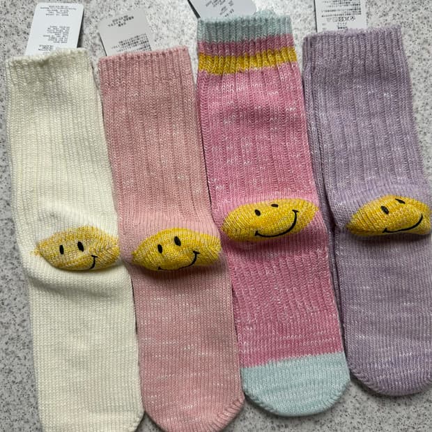 (새상품) Kapital 60 Yarns 캐피탈 레인보우 힐홀드 양말