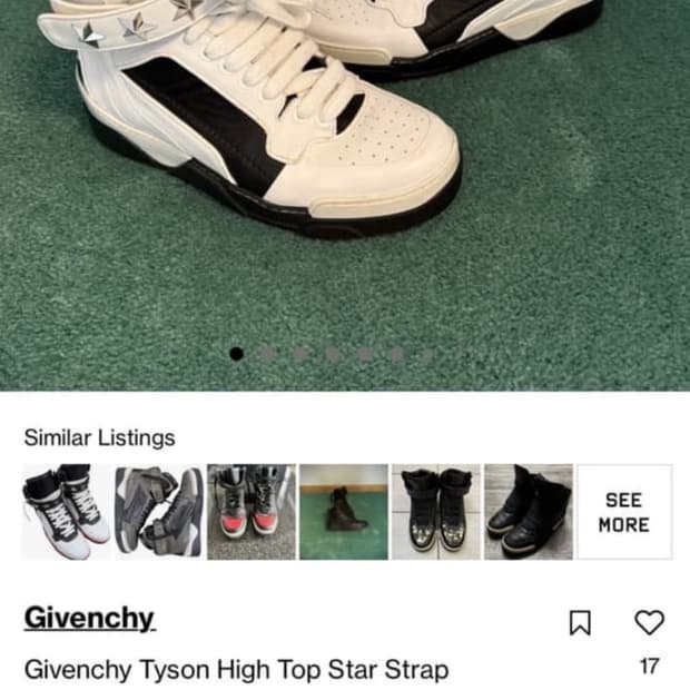 지방시 타이슨 하이탑 슈즈 구합니다