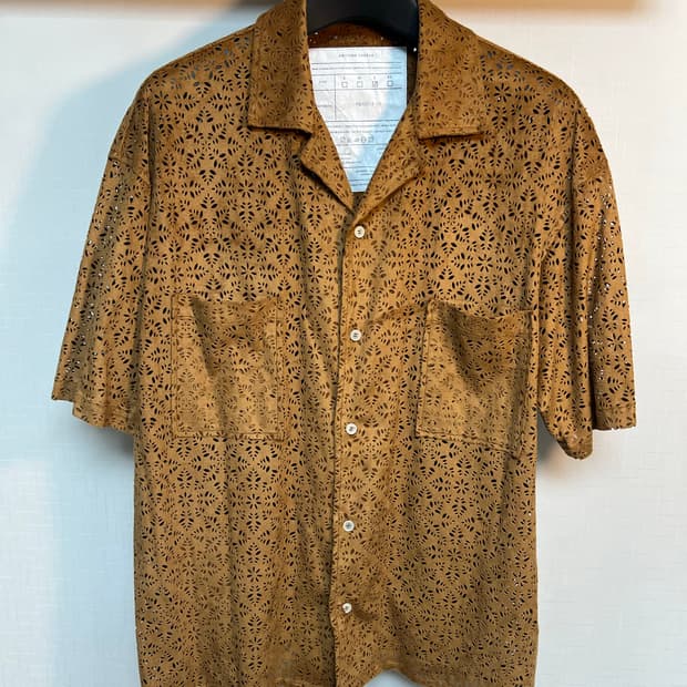 애니타임 로릭 스웨이드 셔츠