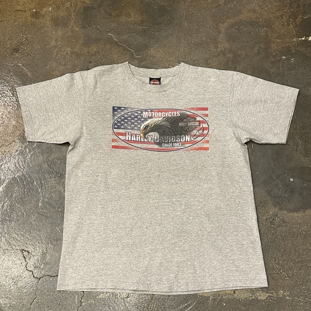 90s 할리데이비슨 모터사이클 반팔 티셔츠 XL