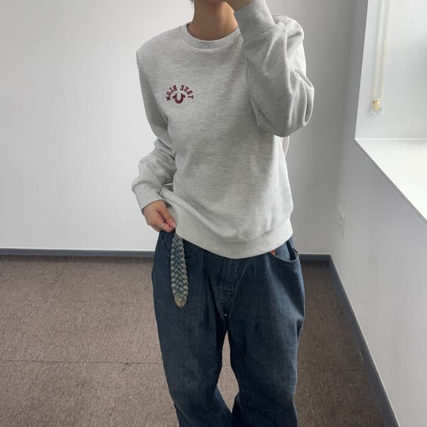 True religion 트루릴리전 멜란지 맨투맨