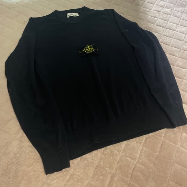 스톤아일랜드 니트 맨투맨 네이비 S