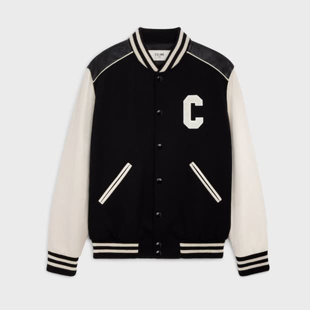 셀린느 클래식 테디 자켓 블랙