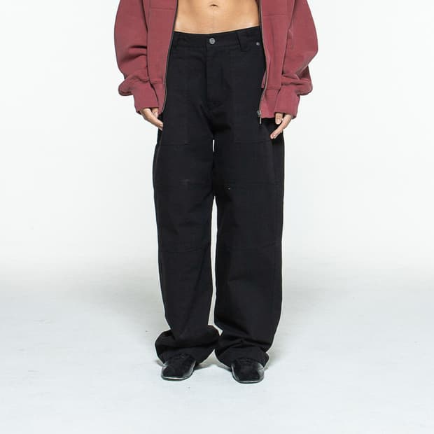 머신신테시스콜렉티브 Work Pants - Black
