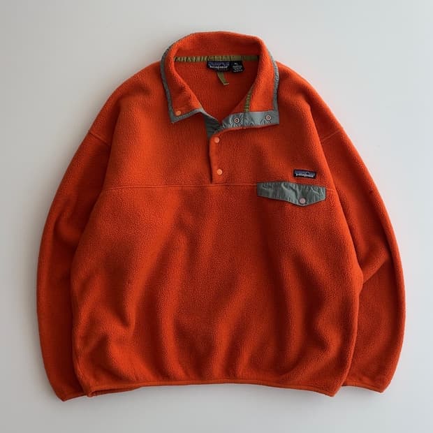 90s 파타고니아 신칠라 스냅티 플리스 풀오버 XL