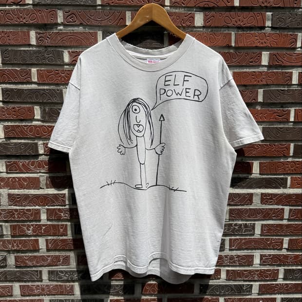 Elf Power 엘프 파워 90s 빈티지 밴드 티셔츠