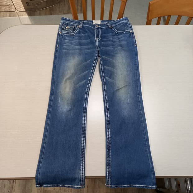 32-33 JUNDOL JEANS 골반 워싱 스판 부츠컷 32-250