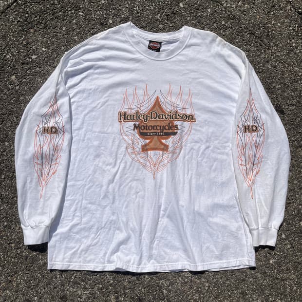 2XL) 2005s Harley Davidson Long Sleeve