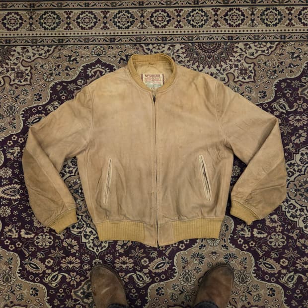 60s 맥그리거 스웨이드 레더 자켓 42 사이즈