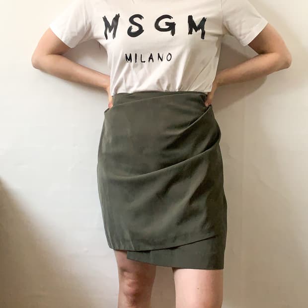 [S] 3.1 필립림 드레이프 랩스커트