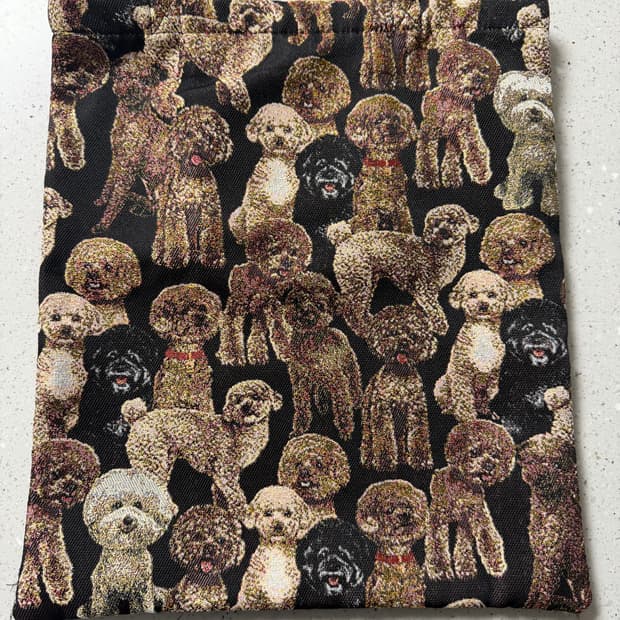 복복 BOCBOK 푸들 자카드 백