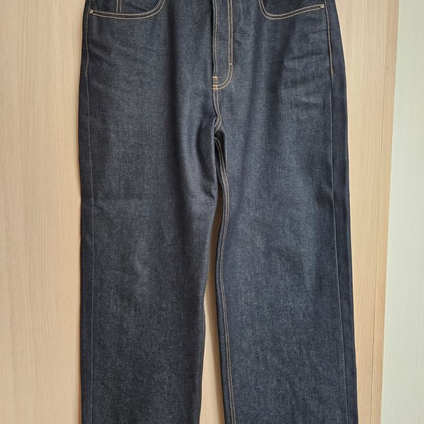 자라 스티치 배기핏 청바지 eu42 kr32