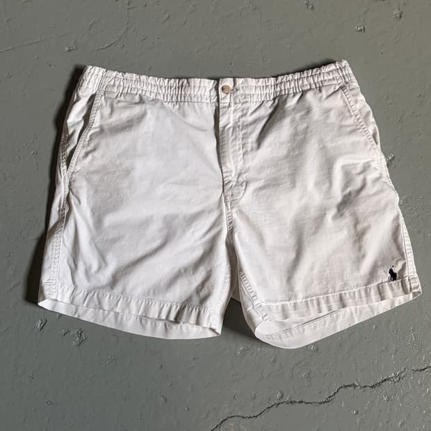 폴로 랄프로렌 (Polo Ralph Lauren) 화이트 프렙스터 반바지