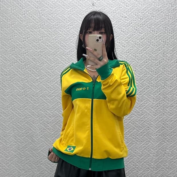 아디다스 올드스쿨 브라질 리오 데 자네이루 져지 집업 100 C13233