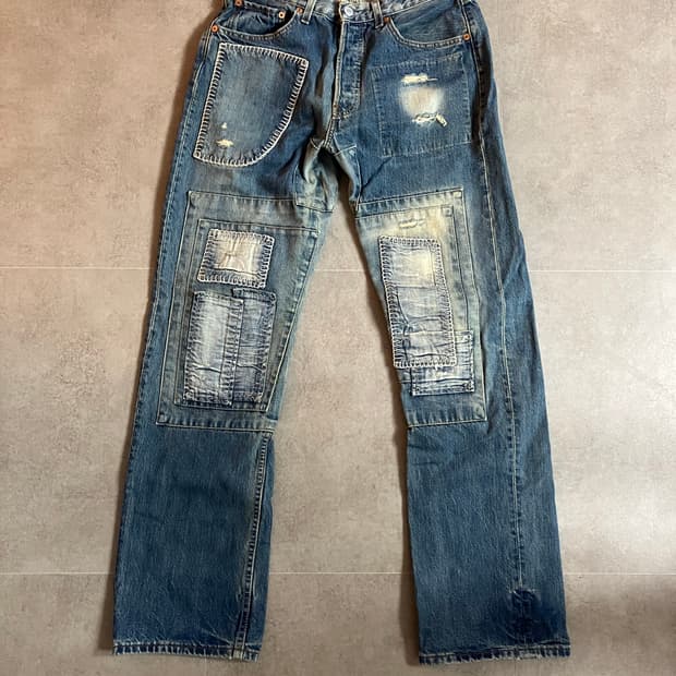 빈티지 리바이스 리메이크 데님팬츠 언더커버맛