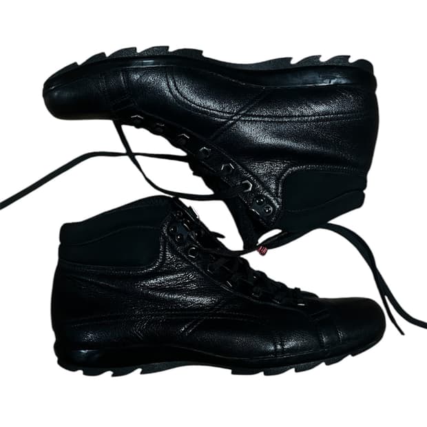 PRADA 레드텝  하이킹 하이탑 슈즈