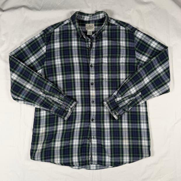 엘엘빈 체크 셔츠 남방