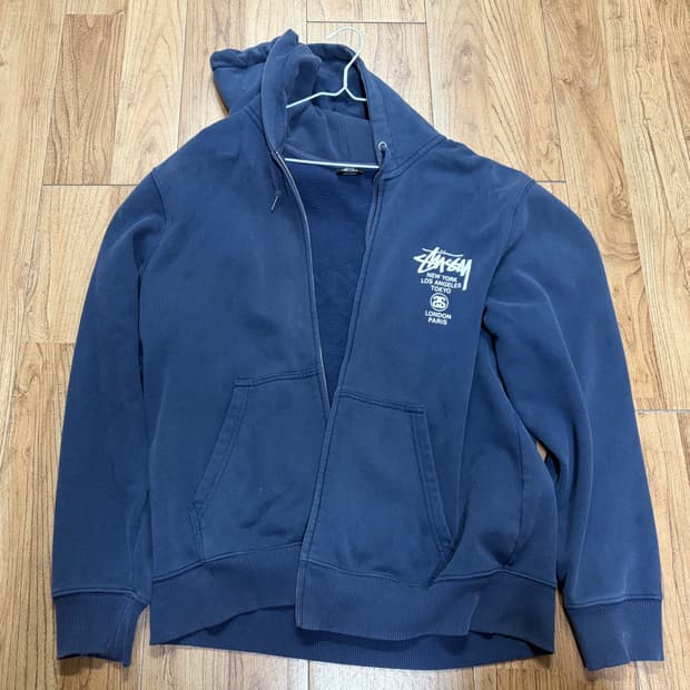 스투시 월드투어 후드집업 M