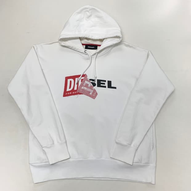 DIESEL 디젤 오버핏 후드티 (S)