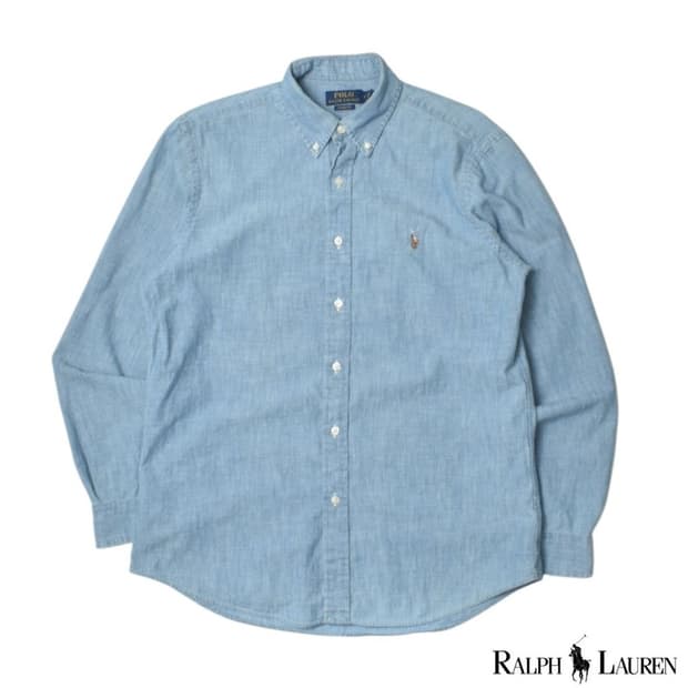 폴로 랄프로렌 큐알라벨 데님셔츠 M N1193