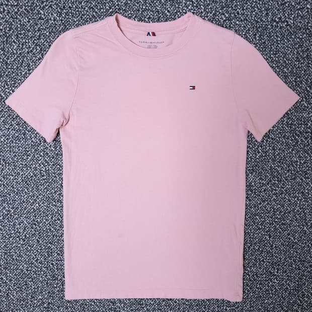 [무료배송][130]타미힐피거 키즈 라운드 반팔티