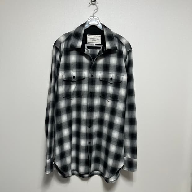 앤더슨벨 체크셔츠