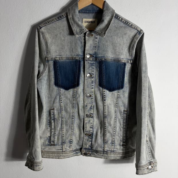 L'AGENCE 카리나 오버사이즈 데님 자켓(XS)