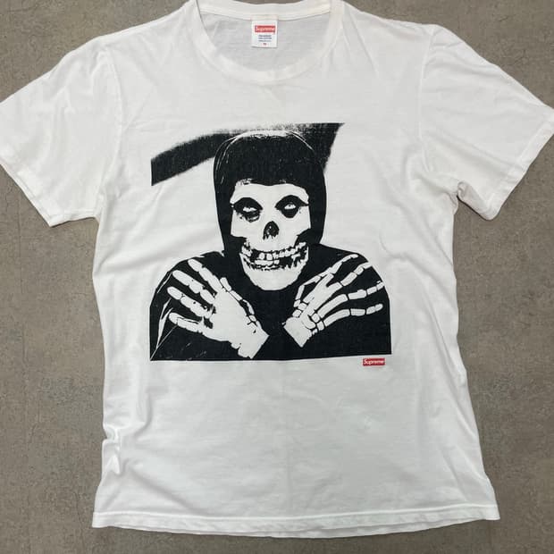 13ss 슈프림 misfits 크림슨 고스트 반팔 티셔츠
