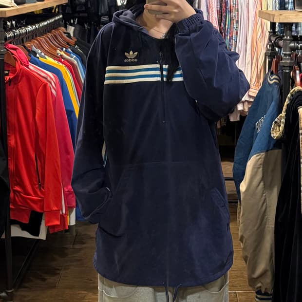 [HI] 아디다스 벨벳 아노락 후드