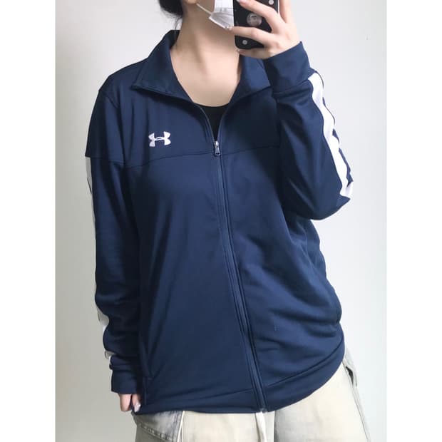 언더아머 트레이닝 집업 xl