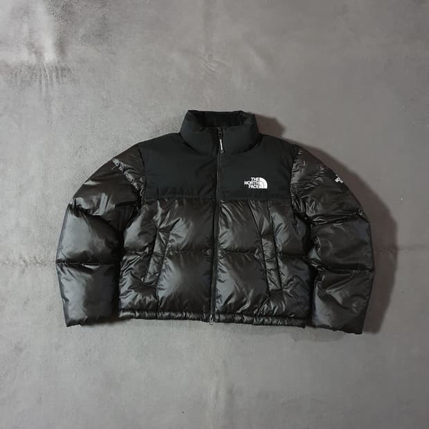 S 90 노스페이스 화이트라벨 노벨티 눕시 패딩 블랙