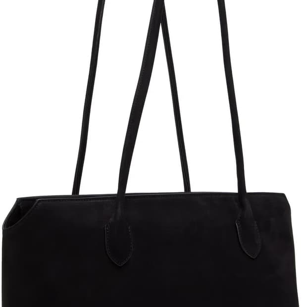 더로우 테라스백 누벅 블랙 (스웨이드) 