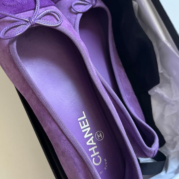 chanel 샤넬 발레리나 플랫슈즈 37.5