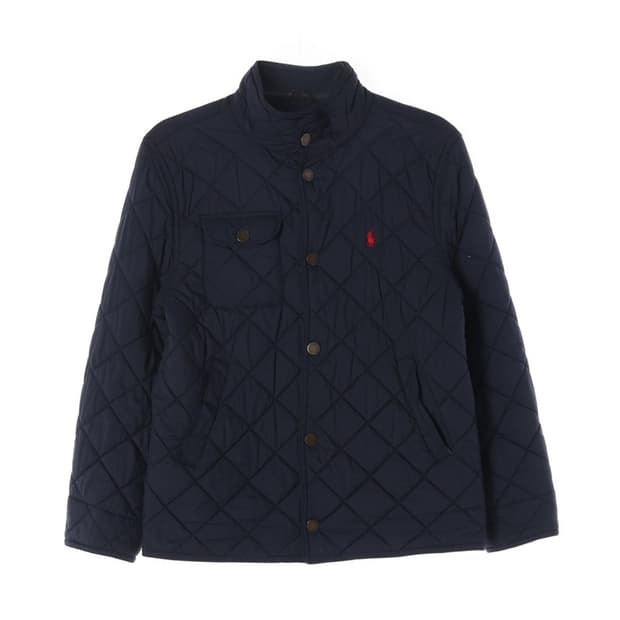 폴로 랄프로렌 클래식 네이비 퀼팅 자켓 M(10-12)