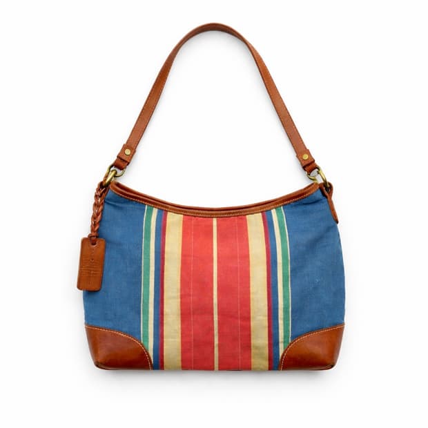 폴로 랄프로렌 스트라이프 숄더백