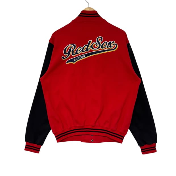 미첼엔네스 필라델피아 보스턴레드삭스 코튼바시티자켓