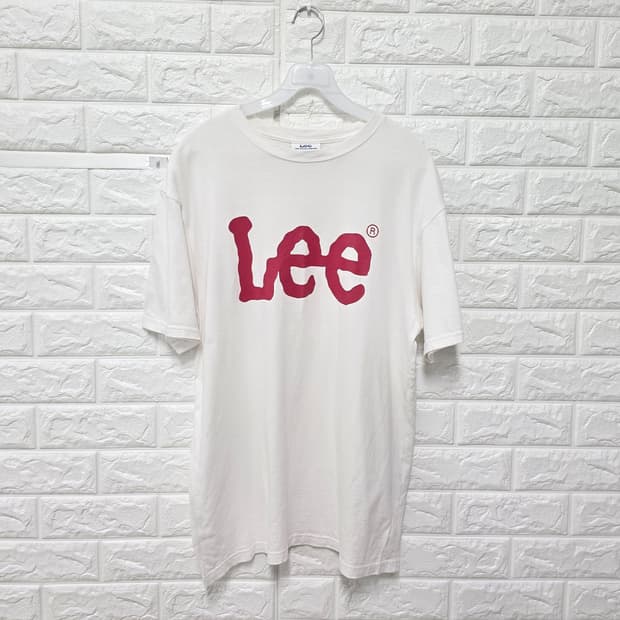 21s LEE 반팔티 M 화이트