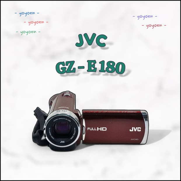 JVC GZ-E180 빈티지캠코더 [a급/ 꾸미기 기능]