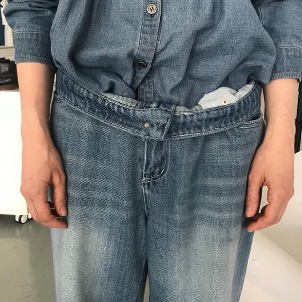 eonts 에옹쓰 애옹쓰 데님팬츠 3(L)