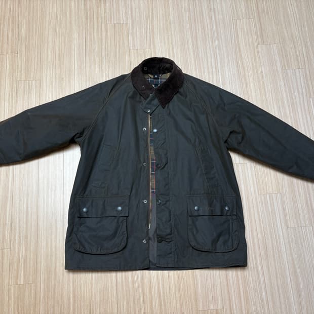 바버 비데일 올리브 42 왁스 자켓