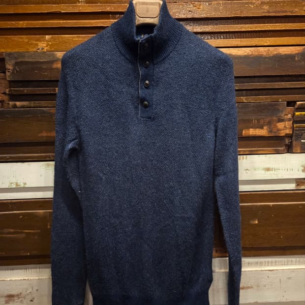 폴로랄프로렌 스웨이드 니트