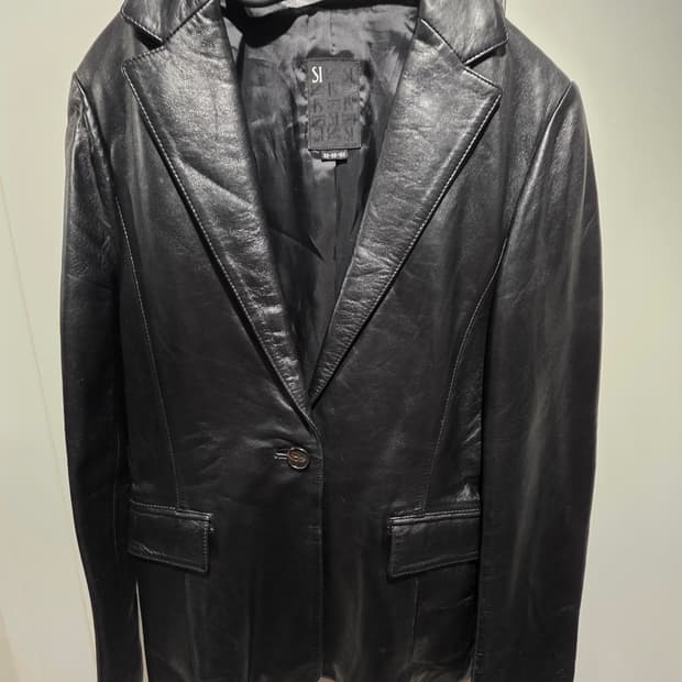 SI 여성 가죽 블레이저 55