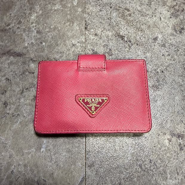 프라다 아코디언 카드지갑