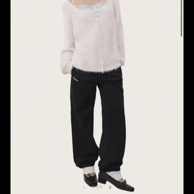 클리시어 베이직 로고 팬츠 Basic logo string jogger