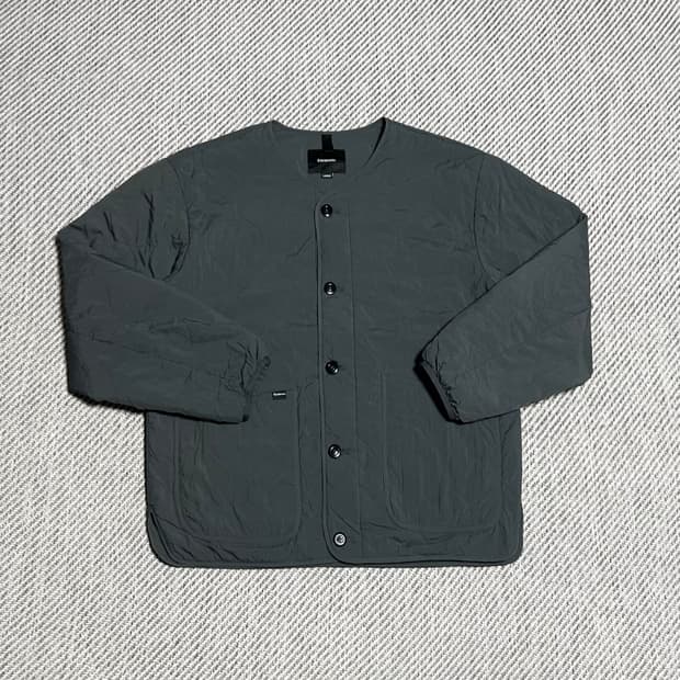 [L] Covernat 커버낫 퀼팅 올리브 자켓