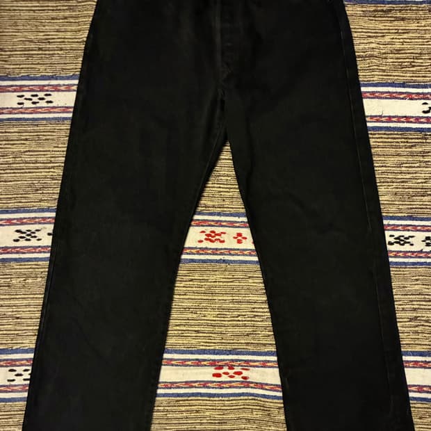 (34~35)00s Levis 리바이스 501 흑청 데님 블랙진 청바지